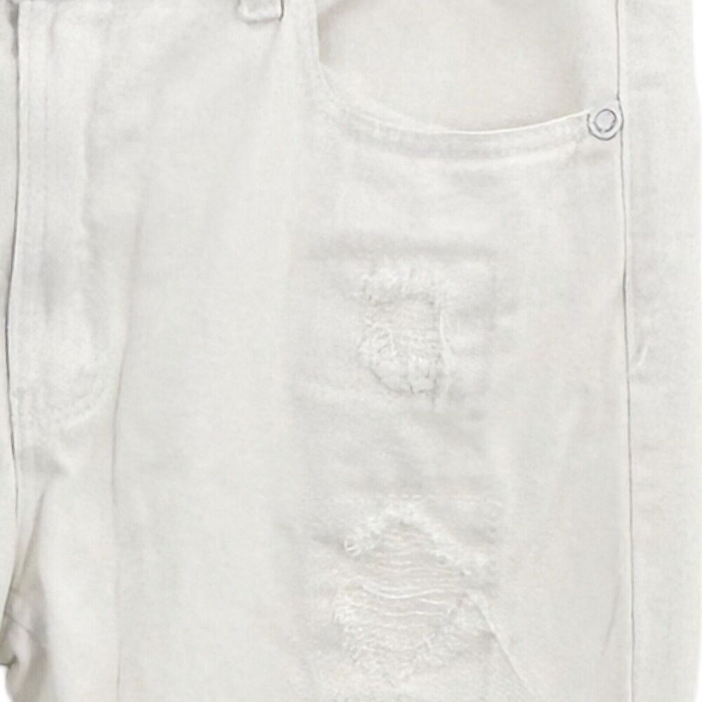 Brooklyn Express White Distroyed Distressed Jeans Size 36x30 Mens - Picture 4 of 12